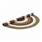 Ковер круглый из хлопка с контрастным узором Bullseye 150 варинант исполнения - 2 | Loft Concept в Ульяновске