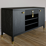 Комод-буфет Elsa Dreams Black с открытыми полками   варинант исполнения - 2 | Loft Concept в Ульяновске