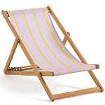 Шезлонг из акации и ткани Argentina варинант исполнения - 2 | Loft Concept в Ульяновске