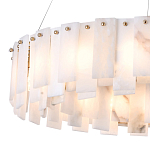 Люстра круглая декорированная натуральным камнем Stone Interior Accent варинант исполнения - 3 | Loft Concept в Ульяновске