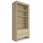  Стеллаж 2 ящика 4 открытые полки Flowchart 90 см варинант исполнения - 2 | Loft Concept в Ульяновске