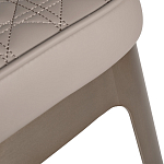 Стул барный светло-серый из экокожи Spectacular High Bar Stool варинант исполнения - 5 | Loft Concept в Ульяновске