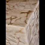 Торшер прямоугольный из натурального камня Calcite Geometry варинант исполнения - 10 | Loft Concept в Ульяновске