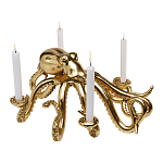 Большой Подсвечник золотой Осьминог Gold Octopus Candlestick  варинант исполнения - 1 | Loft Concept в Ульяновске