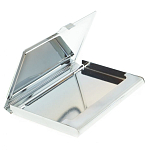 Визитница карманная металлическая с накладкой из натурального камня Серафинит Stone Business Card Holders  варинант исполнения - 3 | Loft Concept в Ульяновске