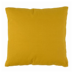 Подушка декоративная хлопковая горчичного цвета с абстрактным принтом Elysian Flow Sunset варинант исполнения - 2 | Loft Concept в Ульяновске