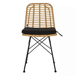 Стул с ротанговым плетением Wicker Stool без подлокотников варинант исполнения - 1 | Loft Concept в Ульяновске