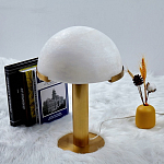 Настольная лампа c абажуром в форме купола из натурального камня  Heavenly Harmony варинант исполнения - 4 | Loft Concept в Ульяновске