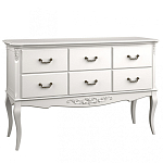 Консоль белая из массива бука с ящиками в стиле прованс White Provence варинант исполнения - 1 | Loft Concept в Ульяновске