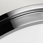 Потолочный светильник для ванных комнат цвета хром с вытянутым плафоном из молочного стекла Feiss варинант исполнения - 4 | Loft Concept в Ульяновске