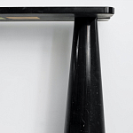 Консоль чёрная на 2-х конусообразных ножках Eros варинант исполнения - 3 | Loft Concept в Ульяновске