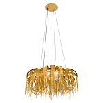 Люстра круглая подвесная с металлическими дугами и длинными цепочками 80 см Atlantis Chain варинант исполнения - 12 | Loft Concept в Ульяновске