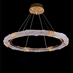 Люстра в форме кольца с золотым декором Warm Heavenly Light варинант исполнения - 1 | Loft Concept в Ульяновске