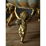 Чаша с орнаментом на бронзовых ножках в виде ангелов Eden Garden варинант исполнения - 7 | Loft Concept в Ульяновске