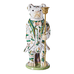 Подсвечник в виде собачки из фарфора с бронзовыми элементами Eden Garden варинант исполнения - 4 | Loft Concept в Ульяновске