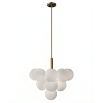 Люстра круглая со стеклянными сферами Maleficent варинант исполнения - 4 | Loft Concept в Ульяновске