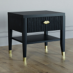 Прикроватная тумбочка с ящиком Elsa Dreams Black варинант исполнения - 1 | Loft Concept в Ульяновске