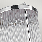 Бра для ванных комнат с прозрачным рифленым цилиндрическим плафоном на прямоугольном зеркальном основании Feiss варинант исполнения - 3 | Loft Concept в Ульяновске