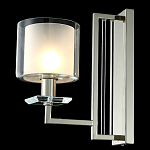 Бра с геометрическим каркасом из металла и цилиндрическим стеклянным плафоном Laurent варинант исполнения - 4 | Loft Concept в Ульяновске