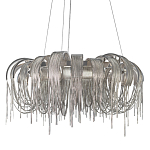 Люстра круглая подвесная с металлическими дугами и длинными цепочками 80 см Atlantis Chain варинант исполнения - 1 | Loft Concept в Ульяновске