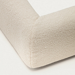 Кровать со съемным бежевым чехлом из ткани букле White Boucle Collection варинант исполнения - 5 | Loft Concept в Ульяновске