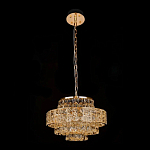 Люстра хрустальная в неоклассическом стиле на золотистом каркасе Majesty варинант исполнения - 2 | Loft Concept в Ульяновске