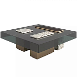 Дизайнерский журнальный стол с квадратной столешницей на 3-х ножках Oloha варинант исполнения - 1 | Loft Concept в Ульяновске