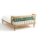 Кровать из массива дуба с пружинным блоком Mateta варинант исполнения - 4 | Loft Concept в Ульяновске