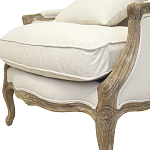 Кресло Ava Classical Armchair beige flax варинант исполнения - 4 | Loft Concept в Ульяновске