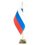Флагшток на подставке из натурального камня Stone Flagpole варинант исполнения - 3 | Loft Concept в Ульяновске