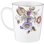 Кружка фарфоровая с рисунком цветов 400 мл Garden Whisper Porcelain Set  варинант исполнения - 1 | Loft Concept в Ульяновске