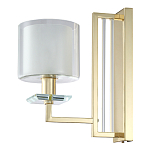 Бра с геометрическим каркасом из металла и цилиндрическим стеклянным плафоном Laurent варинант исполнения - 5 | Loft Concept в Ульяновске