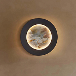 Бра в форме диска цвета латунь Brass Borders варинант исполнения - 5 | Loft Concept в Ульяновске