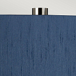 Настольная лампа с цилиндрическим абажуром и прозрачным стеклянным основанием Quintiesse варинант исполнения - 10 | Loft Concept в Ульяновске