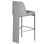 Стул барный серый с обивкой из экокожи Special Support варинант исполнения - 2 | Loft Concept в Ульяновске