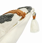 Подушка декоративная с вышивкой и кисточками Divine Abstractions варинант исполнения - 3 | Loft Concept в Ульяновске