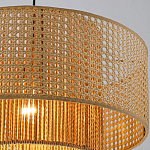 Подвесной светильник с абажуром из плтеного бамбука Light Inside the Cell варинант исполнения - 6 | Loft Concept в Ульяновске