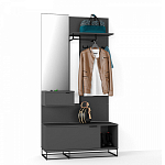 Вешалка настенная цвета графит Strict Lines варинант исполнения - 2 | Loft Concept в Ульяновске