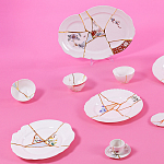 Десертная тарелка Seletti Kintsugi варинант исполнения - 2 | Loft Concept в Ульяновске
