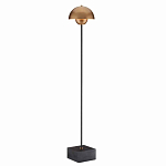 Торшер с куполообразным абажуром на чёрном мраморном основании Riverside Floor Lamp варинант исполнения - 2 | Loft Concept в Ульяновске