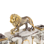 Настольный письменный набор из мрамора с декором в виде льва в подарочной упаковке Marble Accessory варинант исполнения - 3 | Loft Concept в Ульяновске