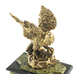 Часы настольные из натурального камня с декором в виде орла Eagle Stone Clock варинант исполнения - 9 | Loft Concept в Ульяновске