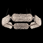 Люстра кольцевая с текстурным природным рисунком IceFlame варинант исполнения - 7 | Loft Concept в Ульяновске