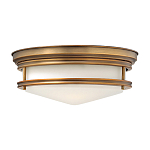 Потолочный светильник с белым матовым стеклянным плафоном в форме перевернутого конуса Hinkley варинант исполнения - 1 | Loft Concept в Ульяновске