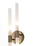 Бра с двумя цилиндрическими матовыми плафонами на круглом основании Delta Light варинант исполнения - 3 | Loft Concept в Ульяновске