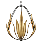 Люстра грушевидной формы с волнистыми листьями Foliage of Leaf Forms варинант исполнения - 2 | Loft Concept в Ульяновске