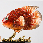 Статуэтка декоративная Рыбка-попугай Inhabitants of the Seas варинант исполнения - 5 | Loft Concept в Ульяновске