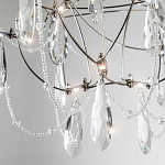 Люстра с каркасом из тонких металлических нитей и хрустальными подвесками Crystal Metal Threads Chandelier 40 варинант исполнения - 2 | Loft Concept в Ульяновске