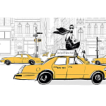 Megan Hess. New york: through a fashion eye варинант исполнения - 4 | Loft Concept в Ульяновске