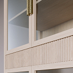 Витрина Primo со стеклянными фасадами и 2 ящиками Светлый дуб варинант исполнения - 6 | Loft Concept в Ульяновске